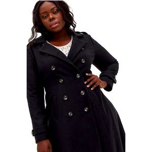 NWT Torrid fit & flare Military-style coat size 3